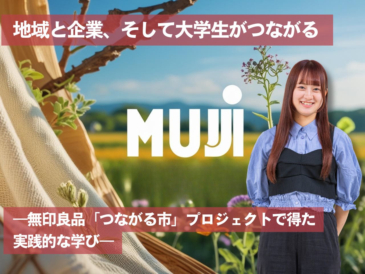 地域と企業、そして大学生がつながる ―無印良品「つながる市」プロジェクトで得た実践的な学び―