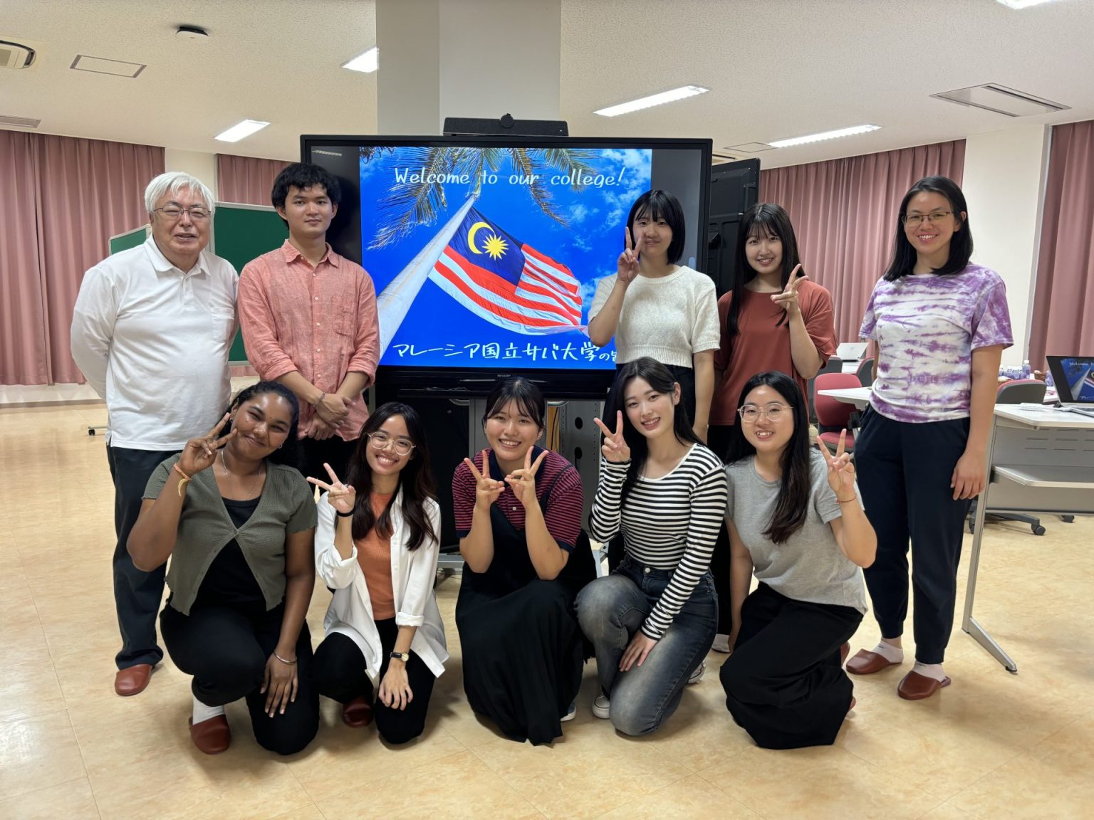 北海道武蔵女子短期大学｜マレーシアからのインターンシップ研修生と国際交流会を開催！